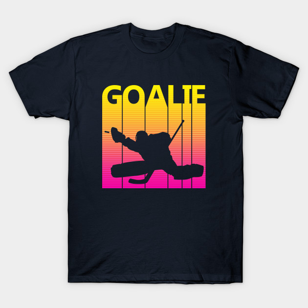 Vintage Retro Ice Hockey Goalie